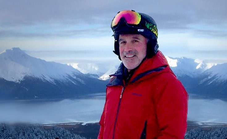 14岁胰腺癌幸存者在滑雪