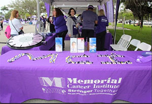 自2013年以来，纪念癌症研究所赞助了PurpleStride Broward-Palm Beach。