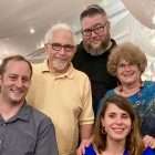 胰腺癌幸存者，埃利奥特·舒尔曼医生和家人