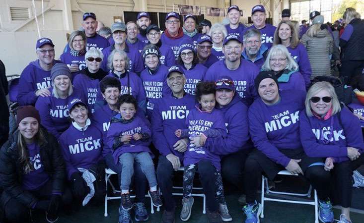 group穿紫色运动服表示Mick队在泛can紫色踏板