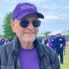 胰腺癌幸存者Rod Devlin在PanCAN PurpleStride Richmond 2022上说
