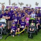 Purplestide弗吉尼亚州海滩队在2019年潘欣走路，筹集资金以对抗胰腺癌