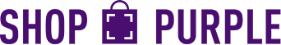 商店紫色徽标